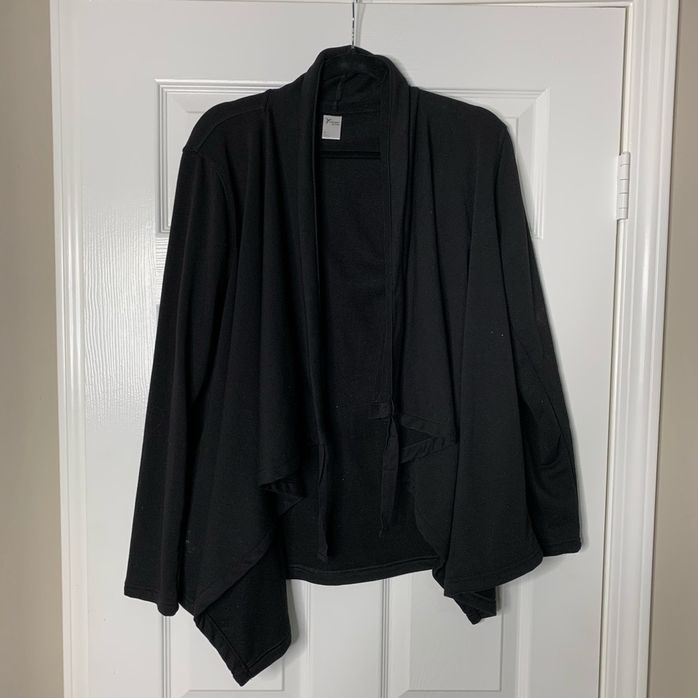 Black Flowy Athletic Jacket